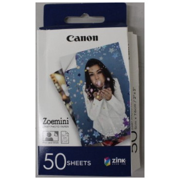 SALE OUT. | 50 sheets | ZP-2030 | Photo Paper | White | 5 x 7.6 cm | DAMAGED PACKAGING