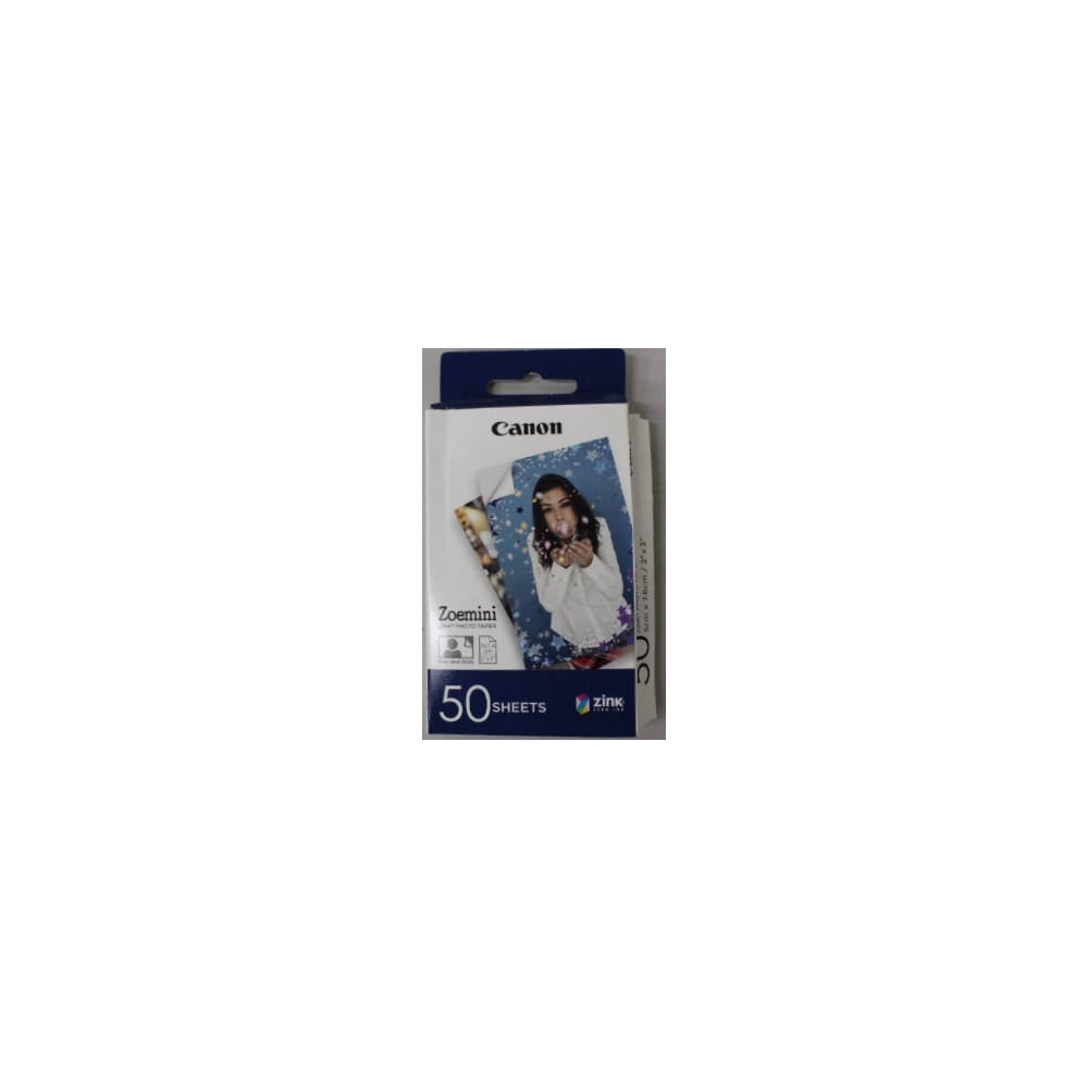 SALE OUT. | 50 sheets | ZP-2030 | Photo Paper | White | 5 x 7.6 cm | DAMAGED PACKAGING
