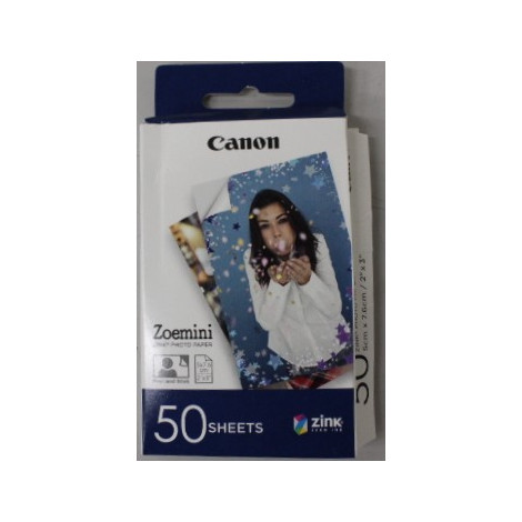 SALE OUT. | 50 sheets | ZP-2030 | Photo Paper | White | 5 x 7.6 cm | DAMAGED PACKAGING