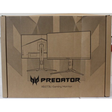 SALE OUT. Acer Predator XB27QX Ergo 69cm 27'' QHD ZeroFrame IPS 210Hz FC 16:9 1ms/0.5ms(GTG, Min.) 400nits 2xHDMI(2.1) DP MM Aud