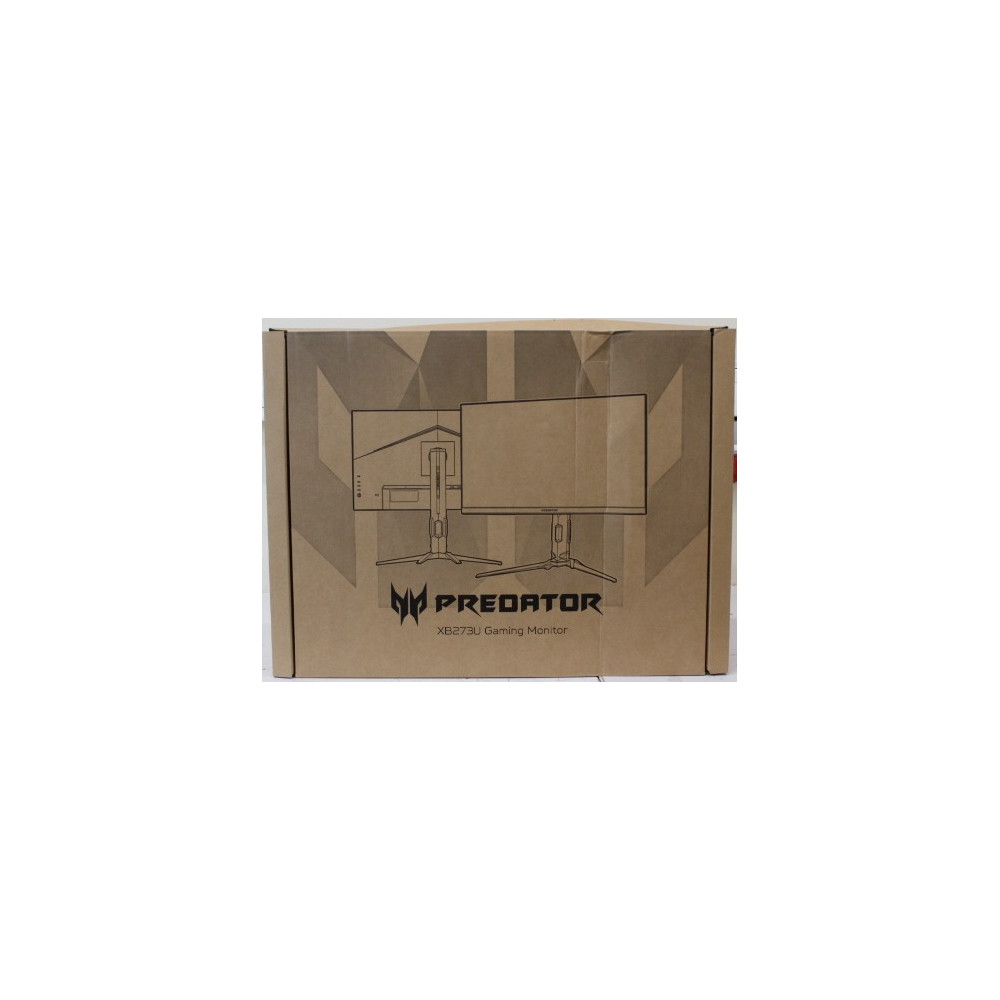 SALE OUT. Acer Predator XB27QX Ergo 69cm 27'' QHD ZeroFrame IPS 210Hz FC 16:9 1ms/0.5ms(GTG, Min.) 400nits 2xHDMI(2.1) DP MM Aud