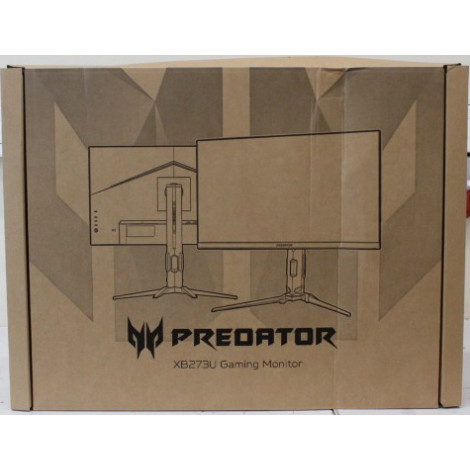 SALE OUT. Acer Predator XB27QX Ergo 69cm 27'' QHD ZeroFrame IPS 210Hz FC 16:9 1ms/0.5ms(GTG, Min.) 400nits 2xHDMI(2.1) DP MM Aud