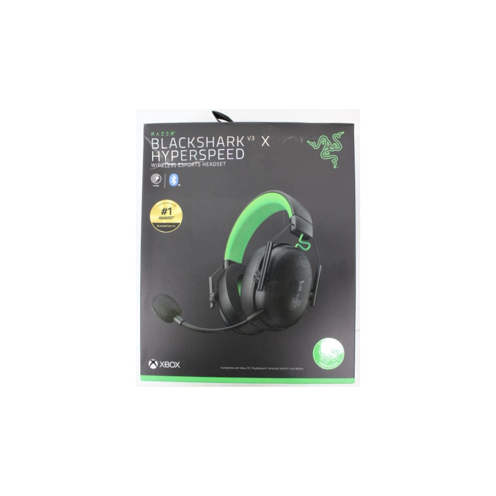 SALE OUT. Razer BlackShark V3 X HyperSpeed for Xbox Gaming Headset, Over-Ear,Wireless, Black | Razer DAMAGED PACKAGING