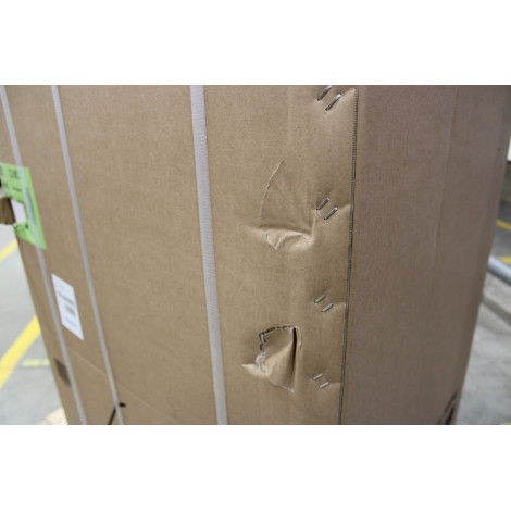 SALE OUT. Candy ECN2CQTEX206 Refrigerator, E, Freestanding, Combi, Height 205cm, Fridge net 289 L, Freezer net 120 L, Stainless 
