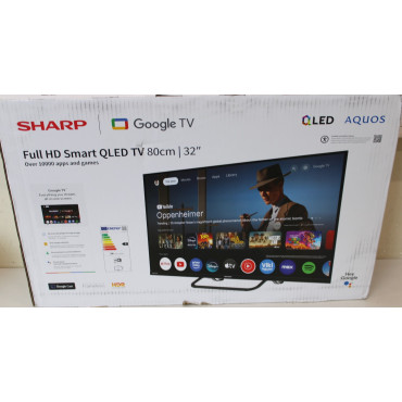 SALE OUT. Sharp 32HF3865E 32" (81cm) QLED Full HD Google TV | SALE OUT. | Sharp 32HF3865E | 32 | Smart TV | Google TV | DAMAGED 