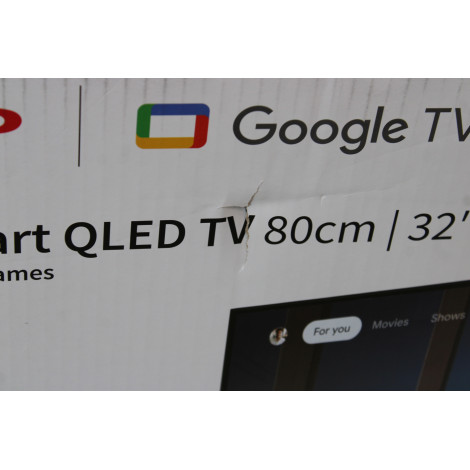 SALE OUT. Sharp 32HF3865E 32" (81cm) QLED Full HD Google TV | SALE OUT. | Sharp 32HF3865E | 32 | Smart TV | Google TV | DAMAGED 