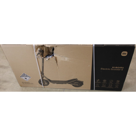 SALE OUT. Xiaomi Electric Scooter 6 GL | Xiaomi 24 month(s) | DAMAGED PACKAGING AND PAINT, SCRATCHED