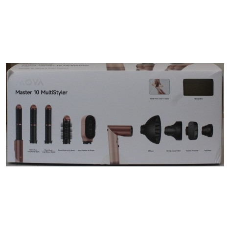 SALE OUT. | MOVA Master 10 | Hair Styling Device | Warranty 36 month(s) | 1600 W | Sakura Pink | DAMAGED PACKAGING, DEMO