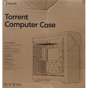 SALE OUT. Fractal Design Torrent Black RGB TG | Fractal Design | Torrent Black RGB TG Light Tint | Torrent Black RGB TG | ATX | 