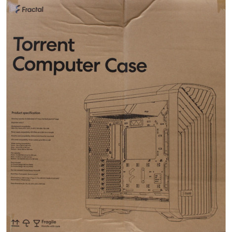 SALE OUT. Fractal Design Torrent Black RGB TG | Fractal Design | Torrent Black RGB TG Light Tint | Torrent Black RGB TG | ATX | 
