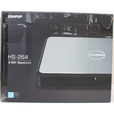 SALE OUT. | QNAP | 2-Bay SATA fanless home NAS | HS-264 | Up to 2 SATA 6Gb/s, 3Gb/s | Intel Celeron | N5105 4-core/4-thread | Pr