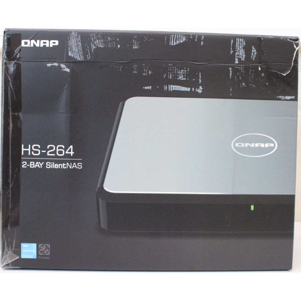 SALE OUT. | QNAP | 2-Bay SATA fanless home NAS | HS-264 | Up to 2 SATA 6Gb/s, 3Gb/s | Intel Celeron | N5105 4-core/4-thread | Pr