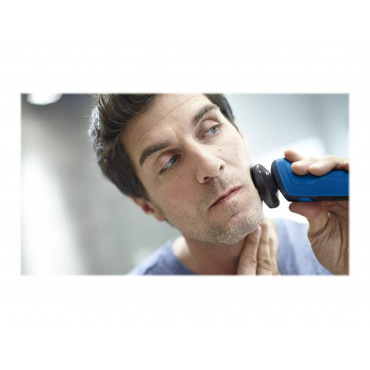 Philips | Electric Shaver | S5466/17 | Operating time (max) 45 min | Wet & Dry | Lithium Ion | Royal Blue