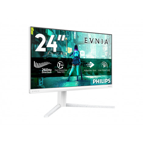 Philips | Evnia 24M2N3201P/00 | 24 " | Fast IPS | FHD | 16:9 | 260 Hz | 1 ms | 1920 x 1080 pixels | 300 cd/m | HDMI ports quanti