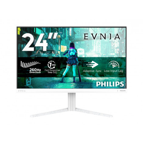 Philips | Evnia 24M2N3201P/00 | 24 " | Fast IPS | FHD | 16:9 | 260 Hz | 1 ms | 1920 x 1080 pixels | 300 cd/m | HDMI ports quanti