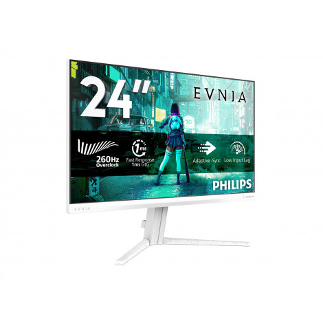 Philips | Evnia 24M2N3201PL/00 | 24 " | Fast IPS | FHD | 16:9 | 260 Hz | 1 ms | 1920 x 1080 pixels | 300 cd/m | HDMI ports quant