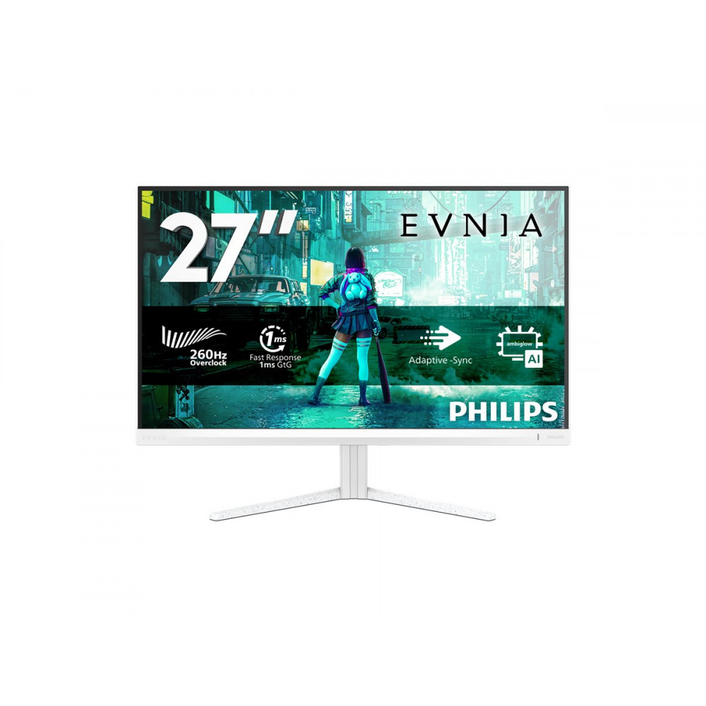 Philips | Evnia 27M2N3201PL/00 | 27 " | Fast IPS | FHD | 16:9 | 260 Hz | 1 ms | 1920 x 1080 pixels | 300 cd/m | HDMI ports quant