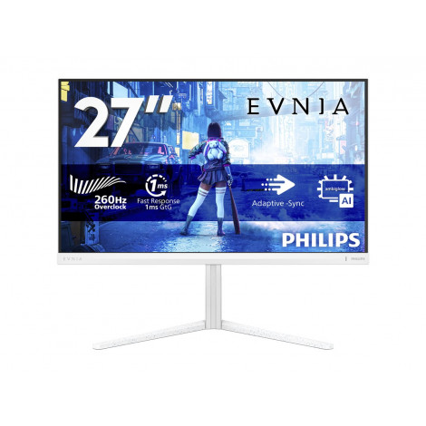 Philips | 27M2N5201P/00 | 27 " | Fast IPS | FHD | 16:9 | 260 Hz | 1 ms | 1920 x 1080 pixels | 300 cd/m | HDMI ports quantity 2 |