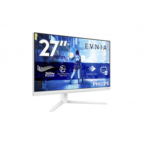 Philips | 27M2N5201P/00 | 27 " | Fast IPS | FHD | 16:9 | 260 Hz | 1 ms | 1920 x 1080 pixels | 300 cd/m | HDMI ports quantity 2 |