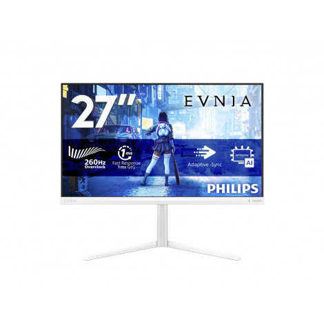 Philips | 27M2N5201P/00 | 27 " | Fast IPS | FHD | 16:9 | 260 Hz | 1 ms | 1920 x 1080 pixels | 300 cd/m | HDMI ports quantity 2 |