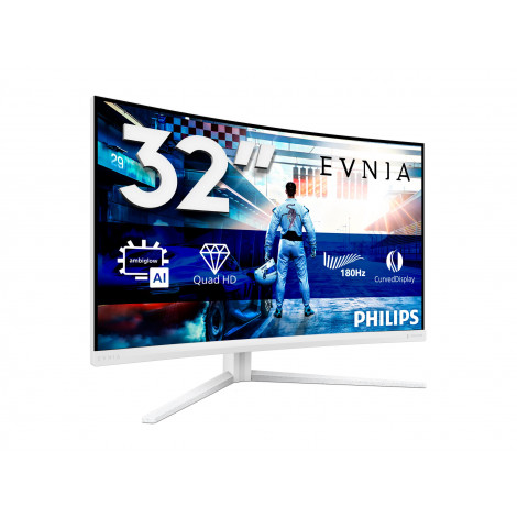 Philips | 32M2C5501/00 | 32 " | Fast VA | QHD | 16:9 | 144 Hz | 1 ms | 2560 x 1440 pixels | HDMI ports quantity 2