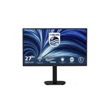 Philips | 27B2N3500/00 | 27 " | IPS | QHD | 16:9 | 120 Hz | 2560 x 1440 pixels | HDMI ports quantity 2 | Black