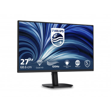 Philips | 27B2N3500/00 | 27 " | IPS | QHD | 16:9 | 120 Hz | 2560 x 1440 pixels | HDMI ports quantity 2 | Black
