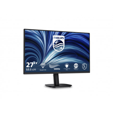 Philips | 27B2N3500/00 | 27 " | IPS | QHD | 16:9 | 120 Hz | 2560 x 1440 pixels | HDMI ports quantity 2 | Black