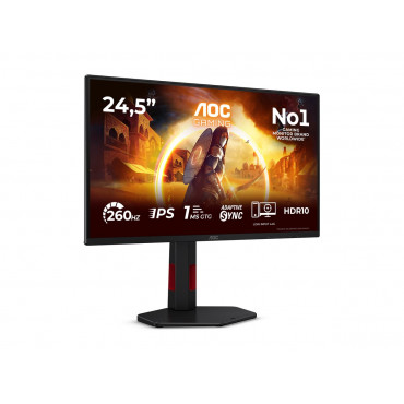 AOC | 25G4ZR | 25 " | Fast IPS | FHD | 16:9 | 240 Hz | 0.5 ms | 1920 x 1080 pixels | 300 cd/m | HDMI ports quantity 2 | Black