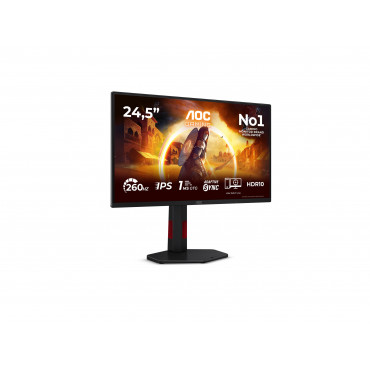 AOC | 25G4ZR | 25 " | Fast IPS | FHD | 16:9 | 240 Hz | 0.5 ms | 1920 x 1080 pixels | 300 cd/m | HDMI ports quantity 2 | Black