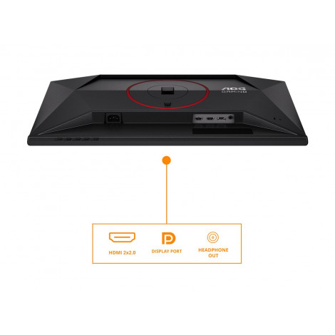 AOC | 25G4ZR | 25 " | Fast IPS | FHD | 16:9 | 240 Hz | 0.5 ms | 1920 x 1080 pixels | 300 cd/m | HDMI ports quantity 2 | Black