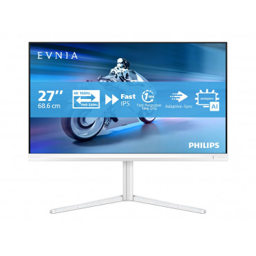Philips | 27M2N5901A/00 | 27 " | Fast IPS | UHD | 16:9 | 160 Hz | 1 ms | 3840 x 2160 pixels | 350 cd/m | HDMI ports quantity 2 |