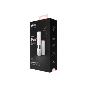Braun Face Mini Hair Remover | FS1000 | Cordless | White