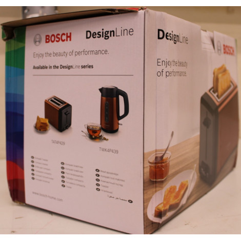 SALE OUT. Bosch TAT4P429 DesignLine Toaster, 970 W, 2 slots, Copper | SALE OUT. | Bosch DesignLine Toaster | TAT4P429 | Power 97