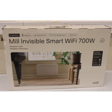 SALE OUT. Mill PA700WIFI4 Panel Heater with WiFi Gen 4 700 W Suitable for rooms 9-12 m White IPX4 | Mill Invisible Smart WiFi He