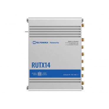 Teltonika | LTE Cat 12 Router | RUTX14 | 802.11ac | 867 Mbit/s | 10/100/1000 Mbps Mbit/s | Ethernet LAN (RJ-45) ports 5 | MU-MiM