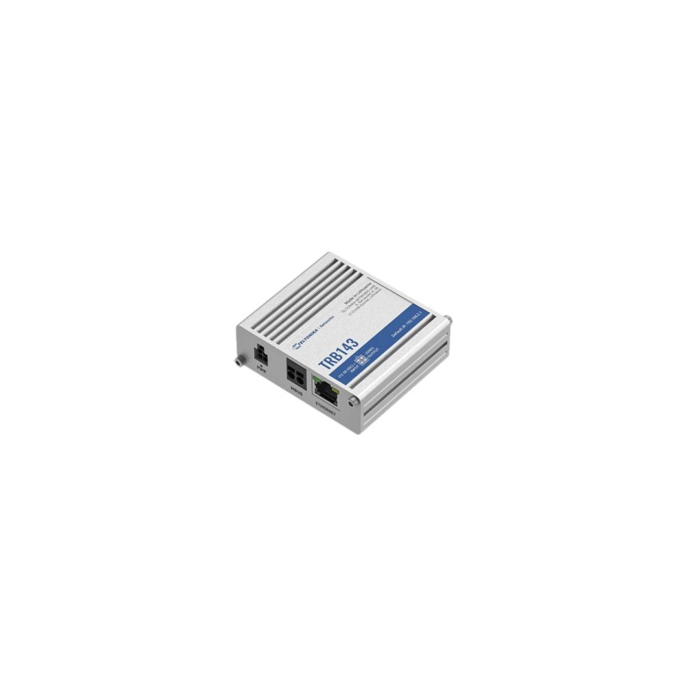 Teltonika | LTE Cat 4 M-Bus | TRB143 | 10/100/1000 Mbit/s | Ethernet LAN (RJ-45) ports 1 | Mesh Support No | MU-MiMO No | 4G