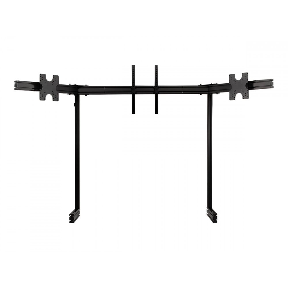 Next Level Racing Floor stand | Tilt | ELITE Free Standing Triple Add-On Monitor Stand | 21-43 " | Black