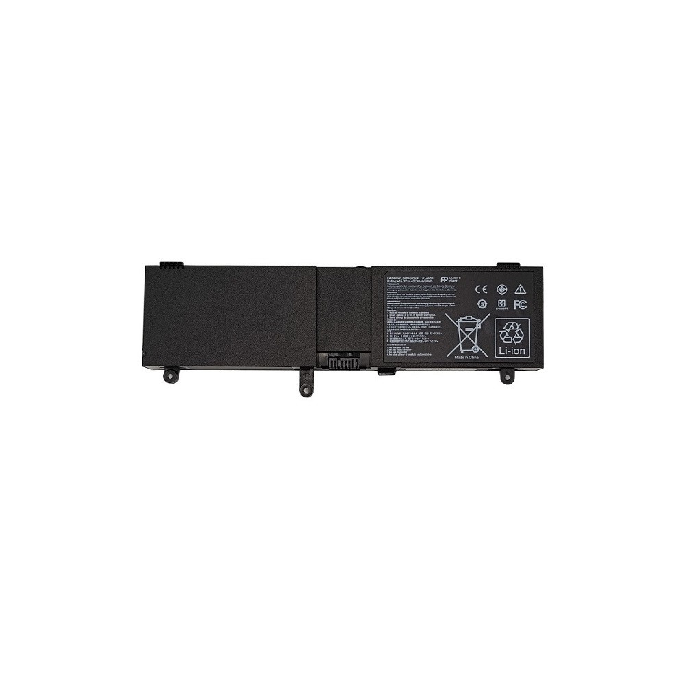 Nešiojamo kompiuterio baterija ASUS C41-N550, 59Wh, 4000mAh, Power Plant