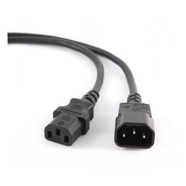 Cablexpert | PC-189 | Black | C14 coupler | C14 coupler
