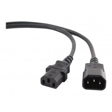 Cablexpert | PC-189 | Black | C14 coupler | C14 coupler