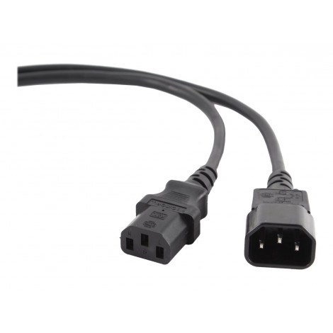 Cablexpert | PC-189 | Black | C14 coupler | C14 coupler