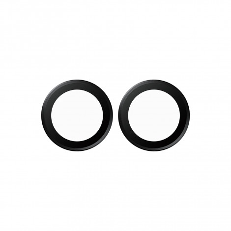 PanzerGlass Hoops | Camera Lens | Apple | iPhone Duo | Metal/Silicone | Black