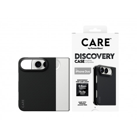 PanzerGlass Discovery Case | Back cover | Apple | iPhone 2026 Fold | Recycled plastic | Black