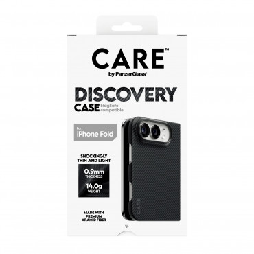 PanzerGlass Discovery Case | Back cover | Apple | iPhone 2026 Fold | Recycled plastic | Black