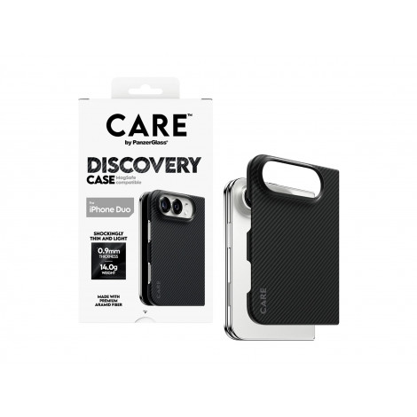 PanzerGlass Discovery Case | Back cover | Apple | iPhone 2026 Fold | Recycled plastic | Black
