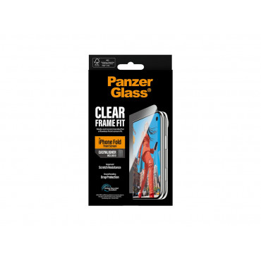 PanzerGlass FrameFit w. EasyAligner | Screen protector | Apple | iPhone Duo | Glass | Transparent