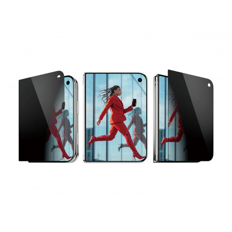 PanzerGlass Privacy w. EasyAligner | Screen protector | Apple | iPhone Duo | Glass | Transparent