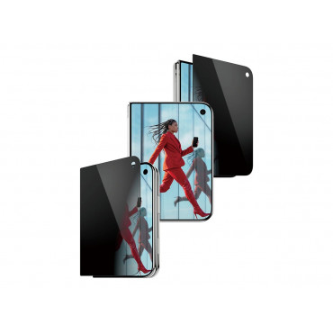 PanzerGlass Privacy w. EasyAligner | Screen protector | Apple | iPhone Duo | Glass | Transparent