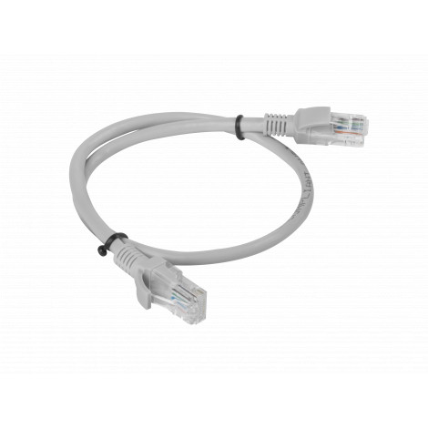 Lanberg Patchcord CAT.5E UTP 0.5M passed 10-pack, Grey | PCU5-20CC-0050-S